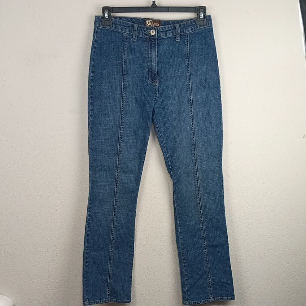 RF By Ralaella Women Blue Denim Med Wash Boot Cut Women's Jeans sz 10 Western